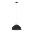 LUNARO 1L NERO NERO/BIANCO Lampada a sospensione