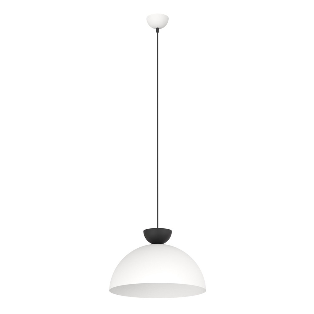 LUNARO 1L NERO BIANCO/NERO Lampada a sospensione 