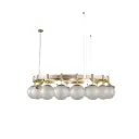 Lampe à suspension en perles