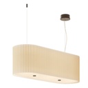 E4 CATHERINE Pleated Suspension Lamp Exclusive Handmade in Italy