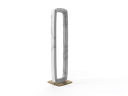 OR5 EOS Rectangular Carrara Marble Floor Lamp Exclusive Handmade in Italy