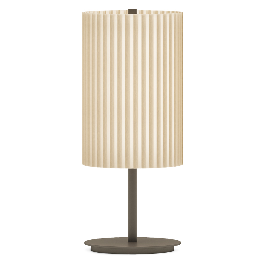 E9 LAMPE DE TABLE PLISSÉE