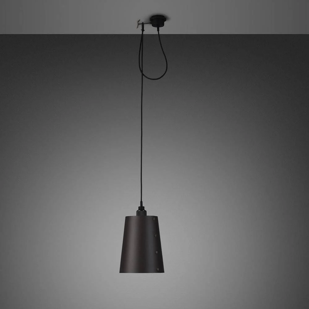 [RHK-20404] HOOKED 1.0 / LARGE / CROSS / GRAPHITE pendant light (SMOKED BRONZE, 2.0M)