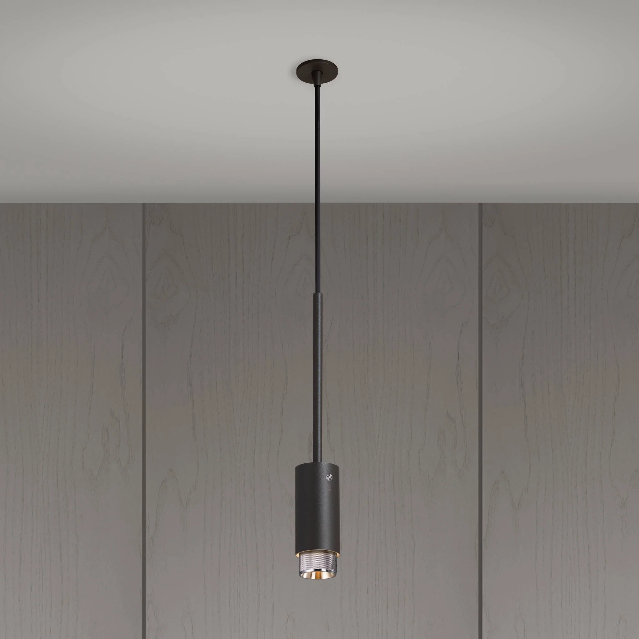 [REIG-193925] Faretto EXHAUST PENDANT / CROSS / GRAPHITE (ACCIAIO)