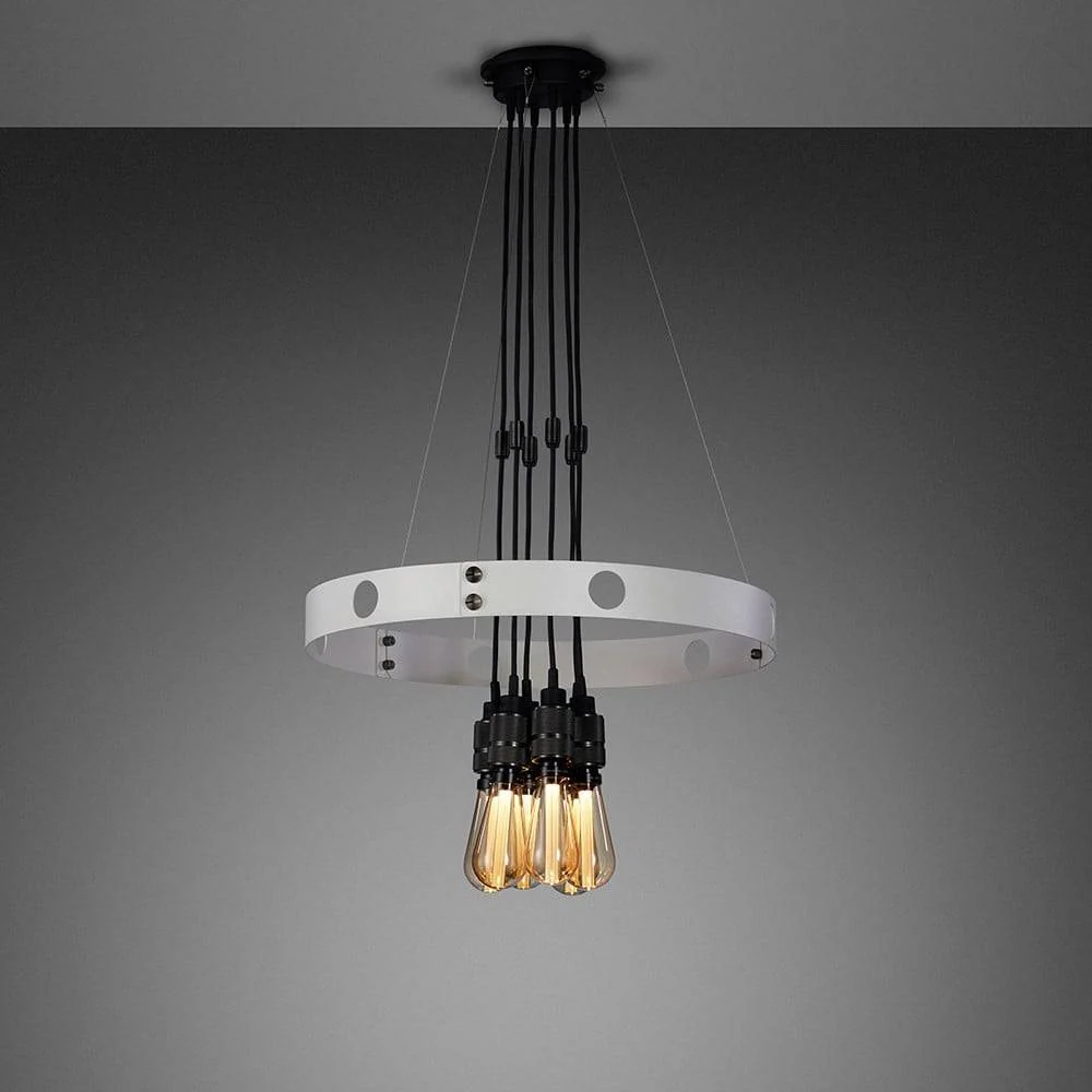 [RHE-242075] Lustre HERO LIGHT / CROSS / STONE (BRONZE FUMÉ)