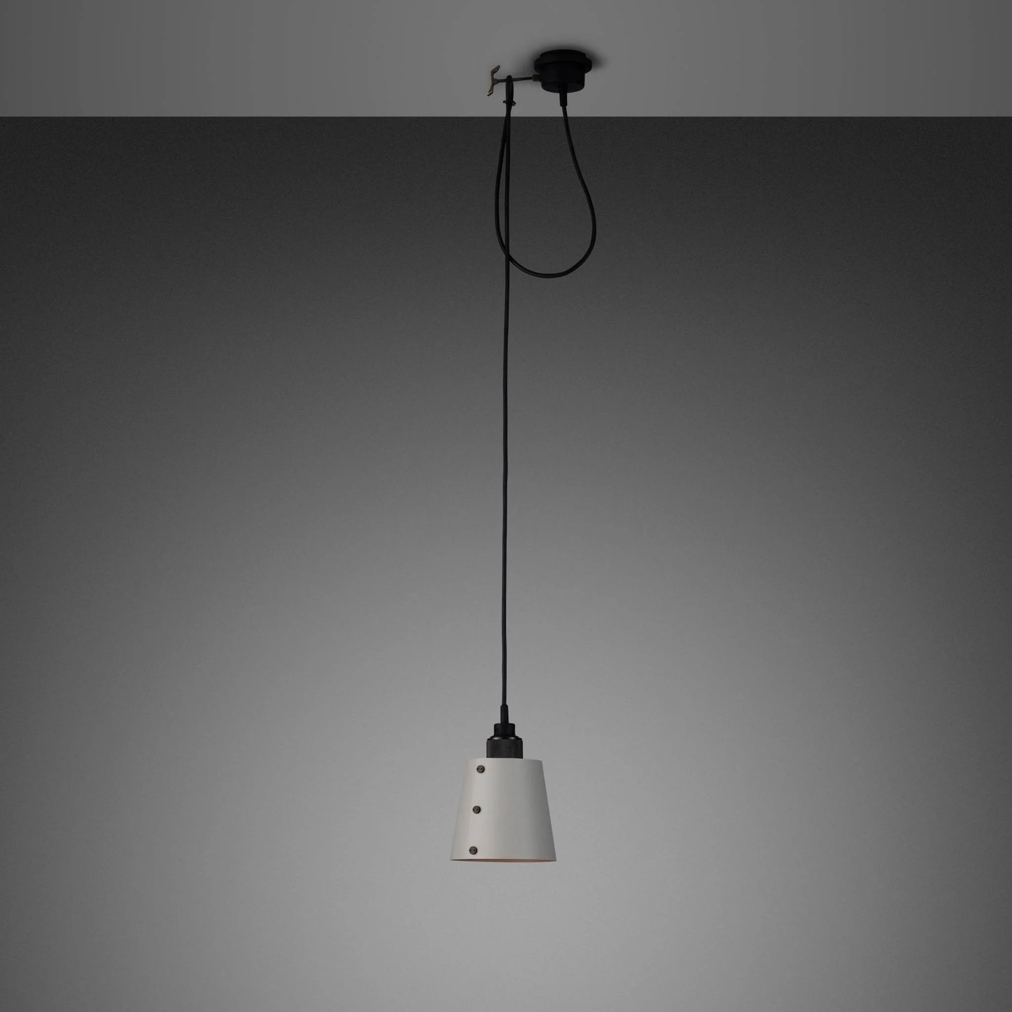Pendelleuchte HOOKED 1.0 / SMALL / CROSS / STONE – RAUCHBRONZE, 2.0M