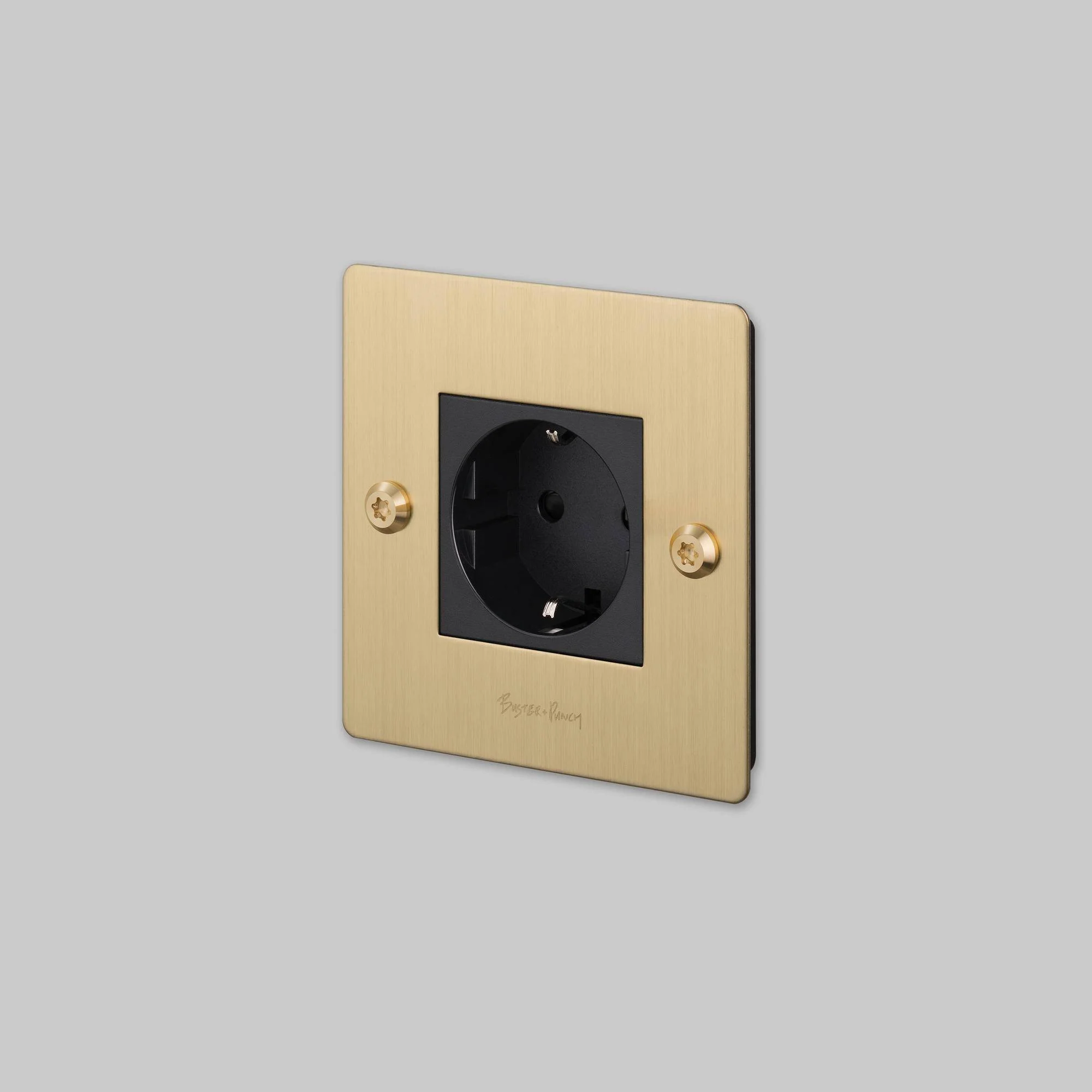 [CSC-024186] PRESA 1G / SCHUKO TIPO F / LINEARE / CON LOGO
