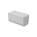 Power connector, white, outgoing