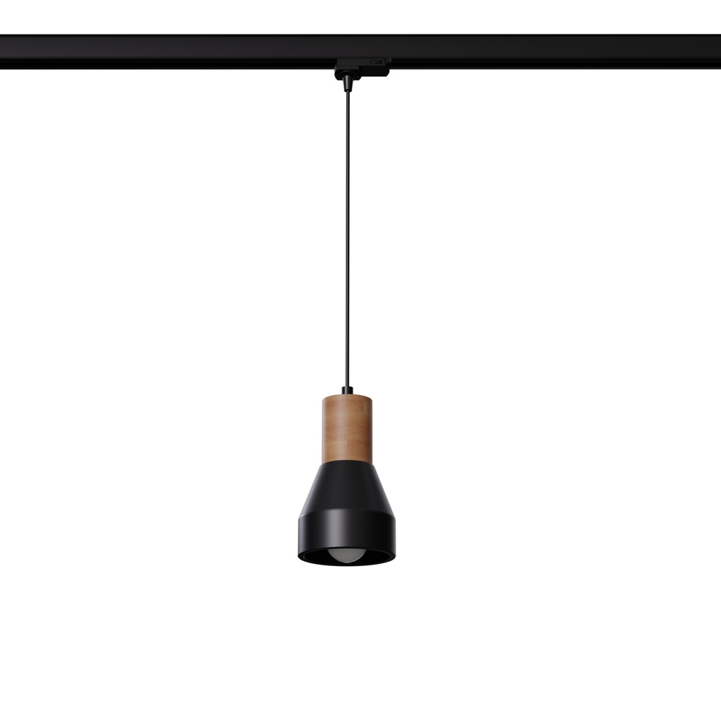Lampada a sospensione QUBIC nero E27 3000K 7,5W 620lm