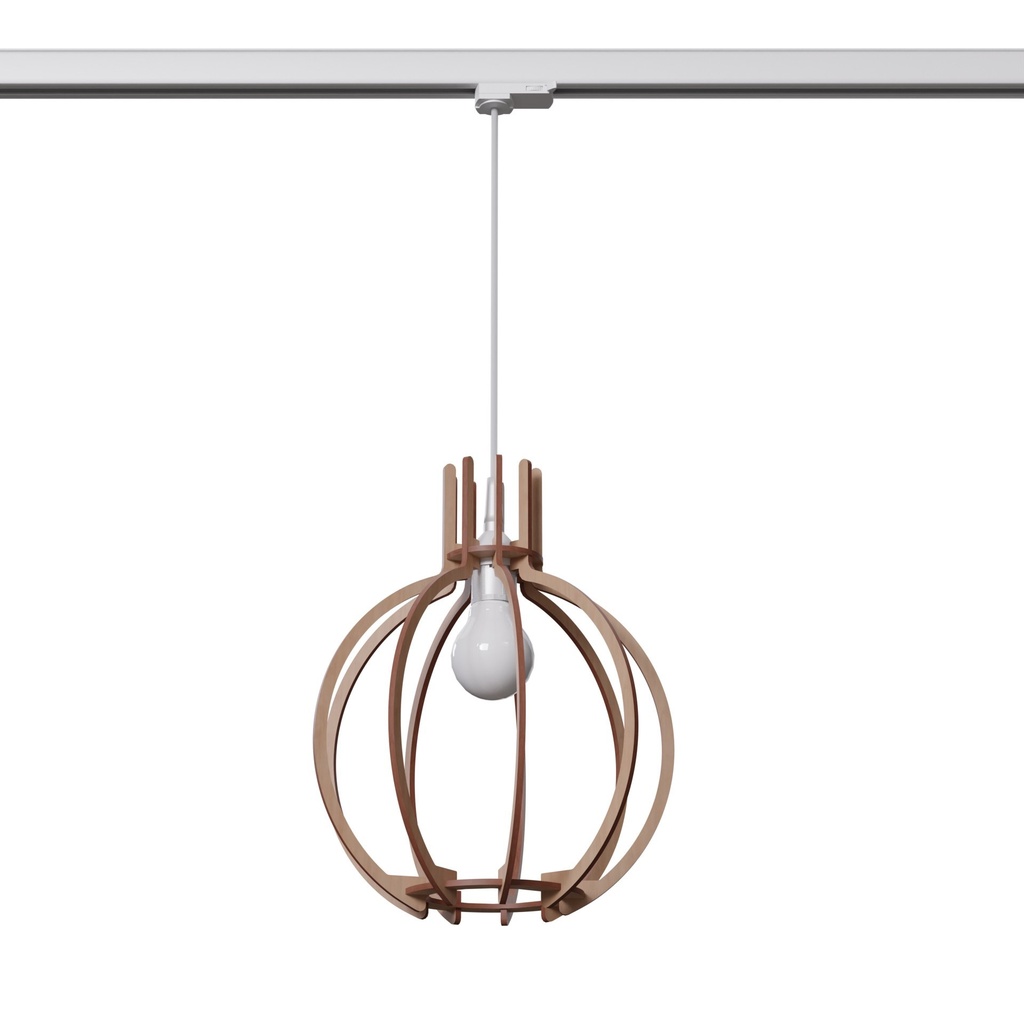 Lampada a sospensione ARANCIA legno naturale E27 4000K 7,5W 690lm #W