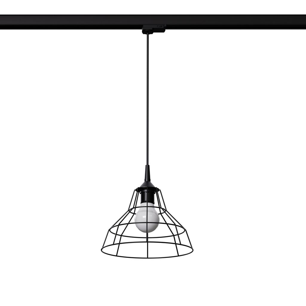 Lampada a sospensione ANATA nero E27