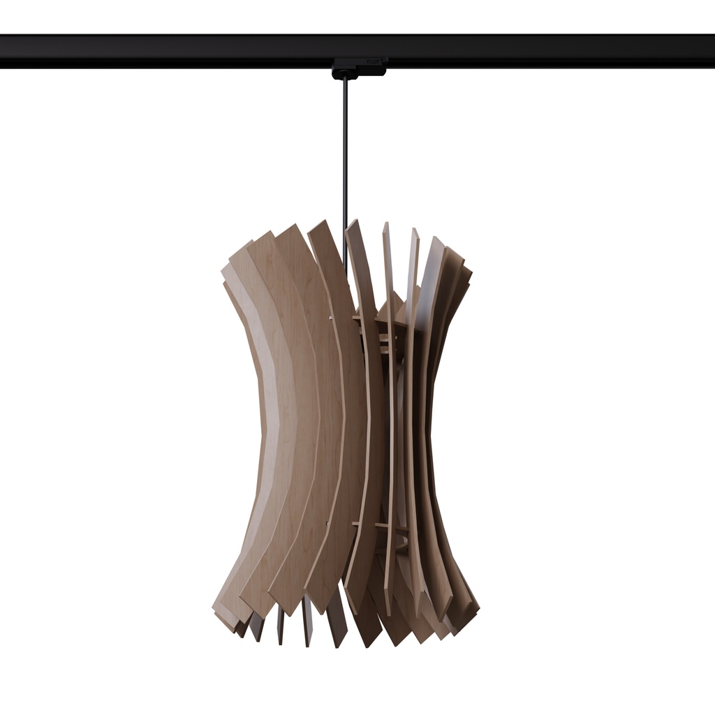 ORIANA wooden pendant lamp E27 #B