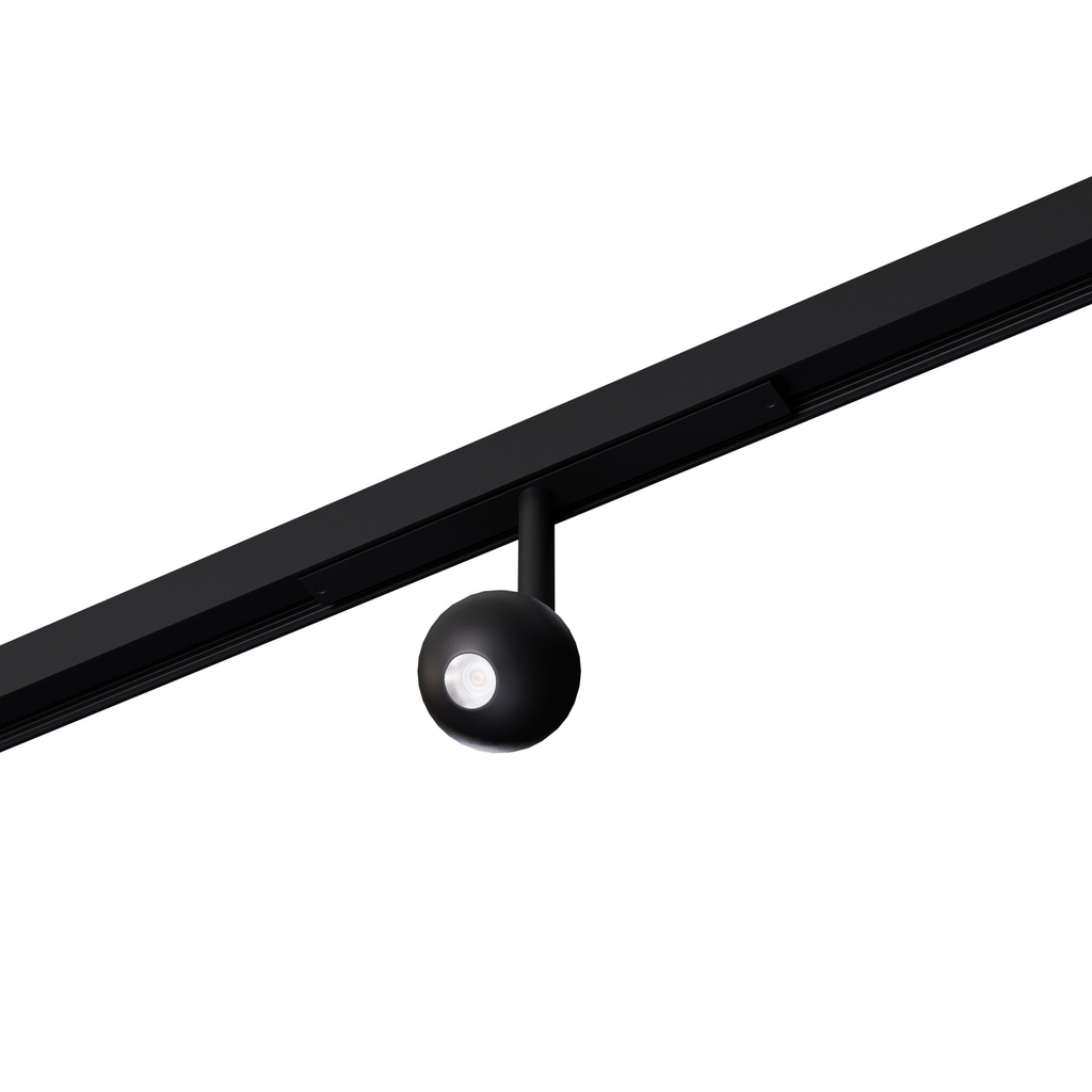 NOXE 1 schwarze LED 3000K 7W 560lm