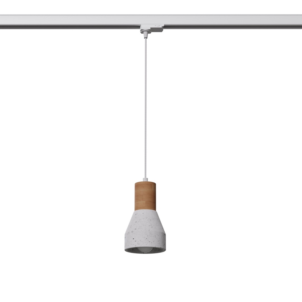 [MYL.00143] Lampada a sospensione QUBIC grigio E27 3000K 7,5W 620lm #W