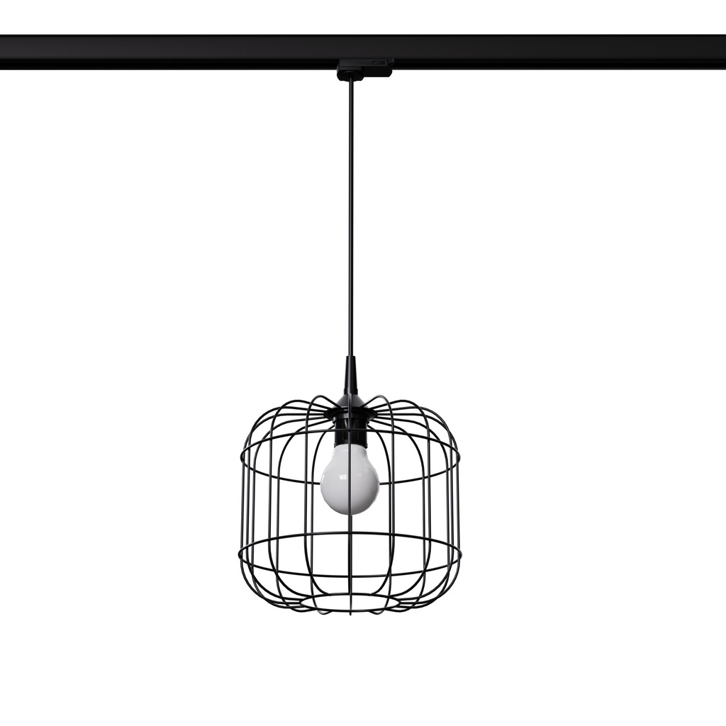 [MYL.00375] Lampada a sospensione CELTA nera E27 4000K 7,5W 690lm