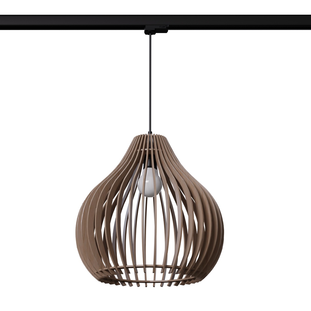 [MYL.00475] APRILLA Holzpendelleuchte E27 #B