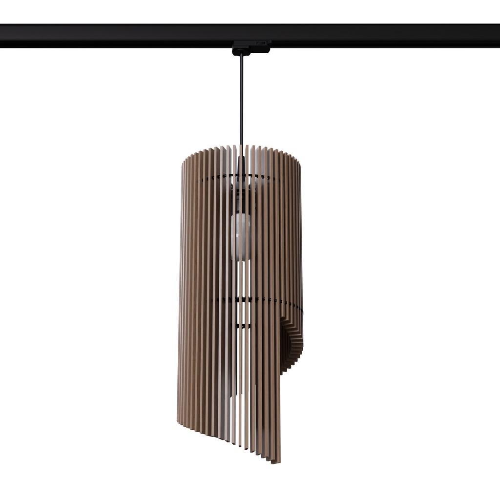 [MYL.00479] Lampada a sospensione ALEXIA legno E27 3000K 7,5W 620lm #B