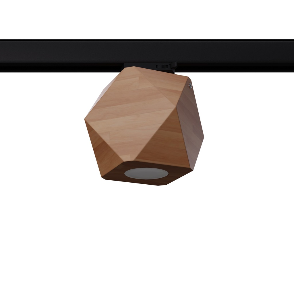 [MYL.00446] Plafonnier WOODY en bois naturel GU10 3000K 7W 510lm #B