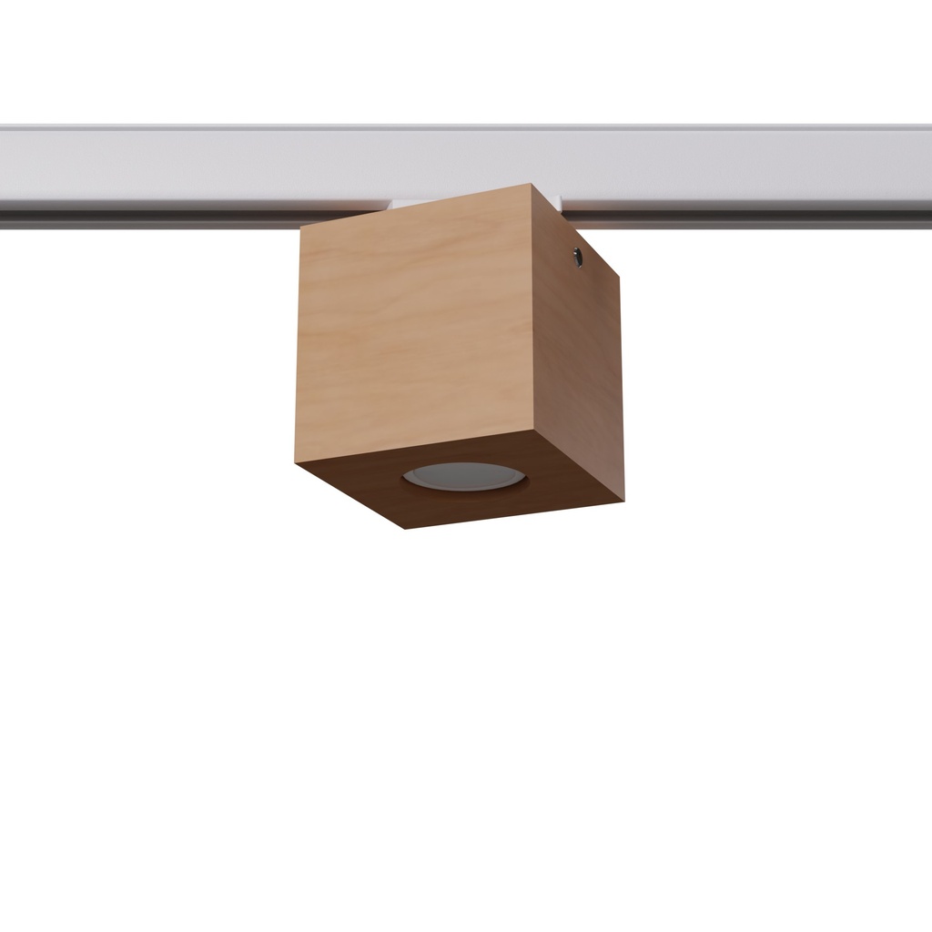 [MYL.00161] QUAD ceiling lamp in natural wood GU10 3000K 7W 510lm #W