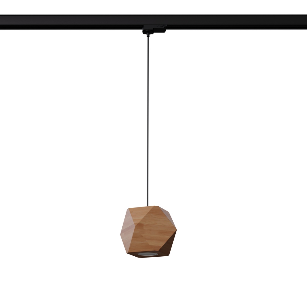 [MYL.00448] Lampada a sospensione WOODY in legno naturale GU10 #B
