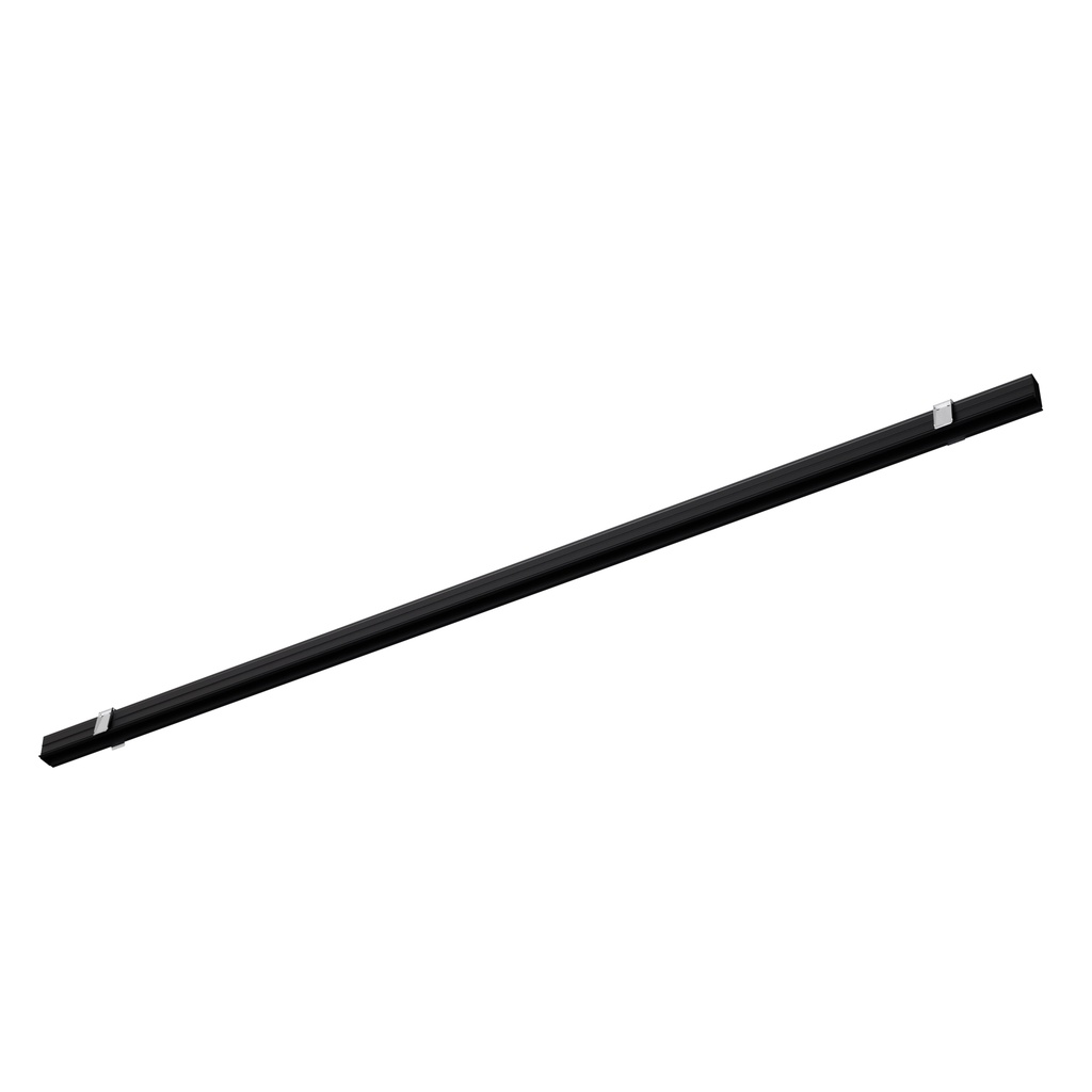 2m black recessed magnetic track MIDI ON/OFF DALI 48V