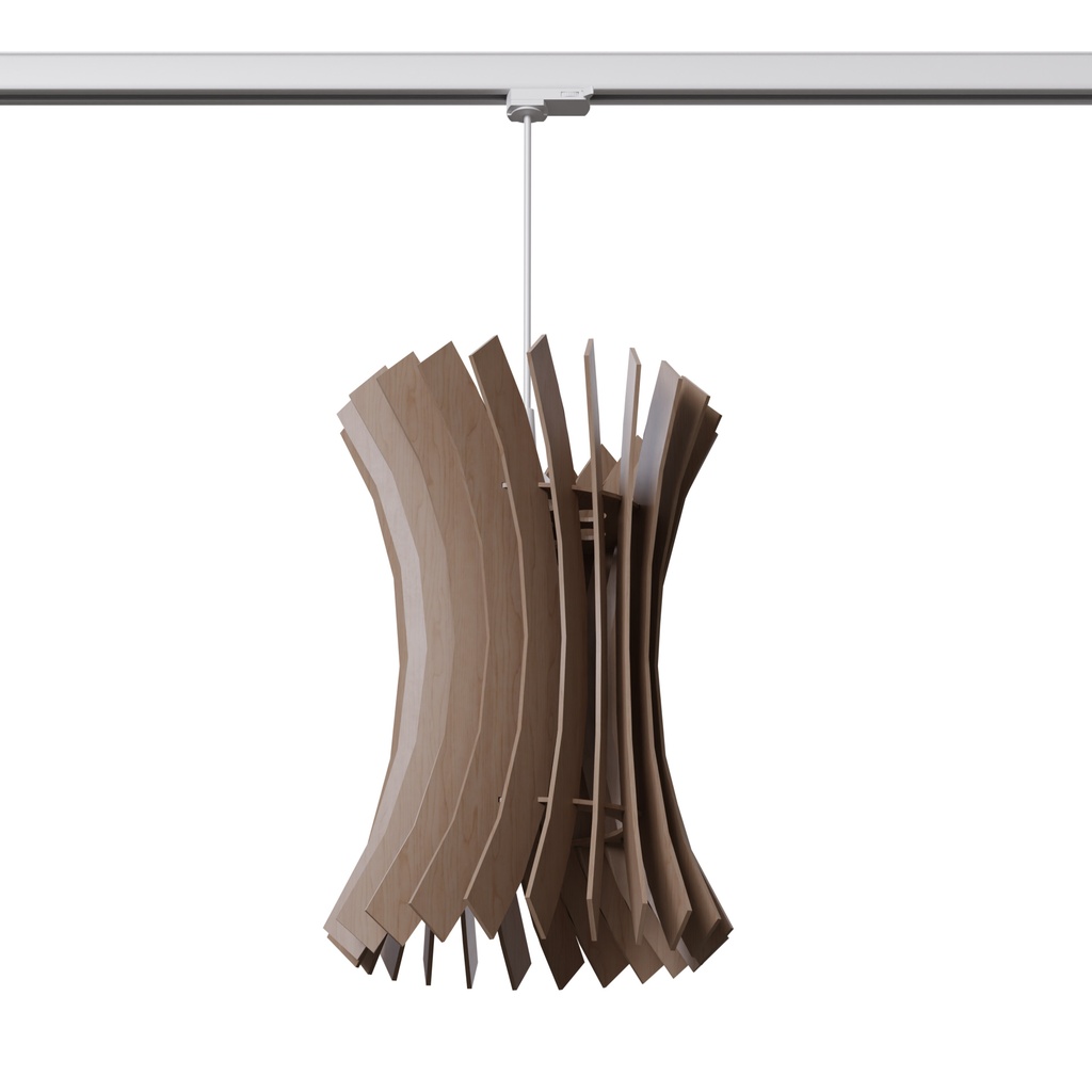 ORIANA wooden pendant lamp E27 #W