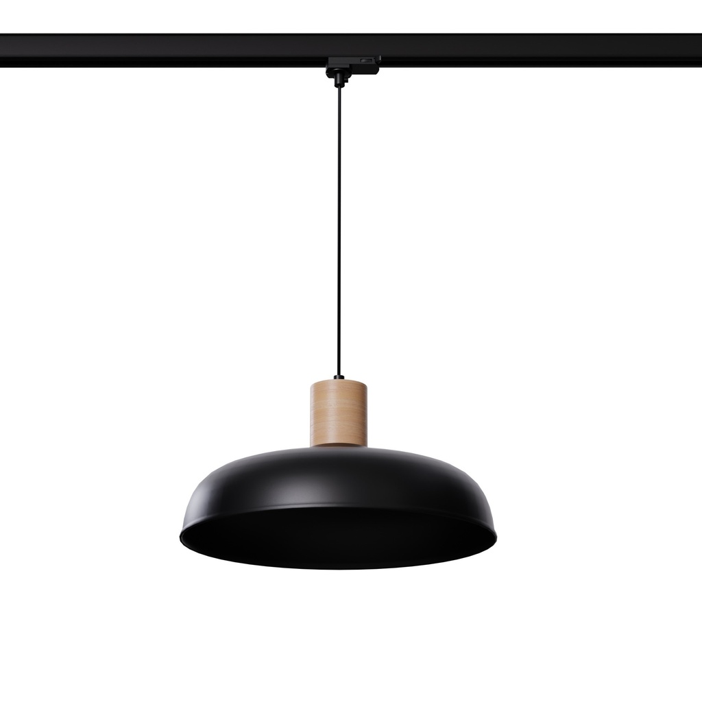 Lampada a sospensione INDY nera E27 4000K 7,5W 690lm