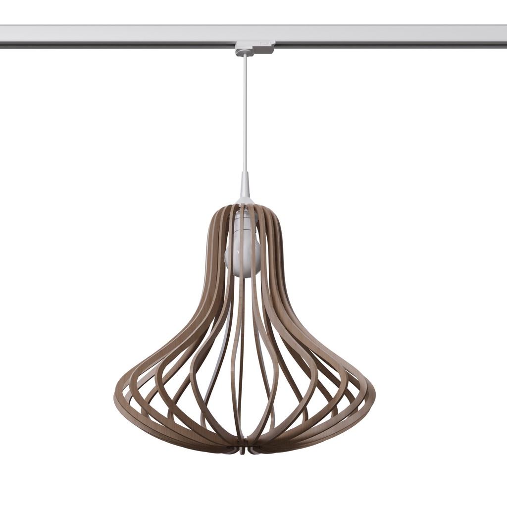 Lampada a sospensione ELZA legno E27 4000K 7,5W 690lm #W