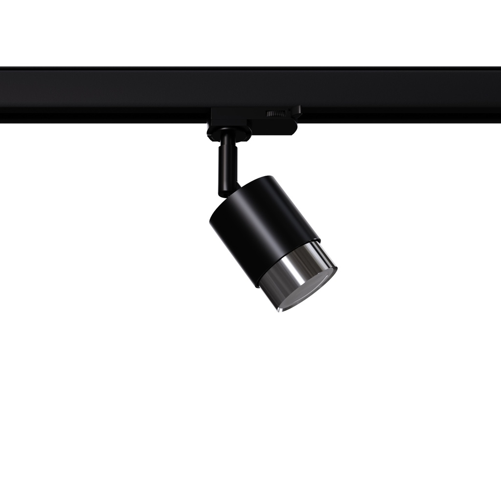 BLACK wall lamp black/chrome GU10