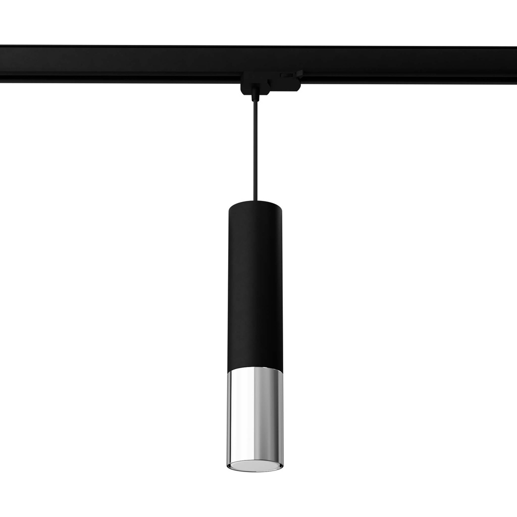 [MYL.00009] LOOPEZ nero/cromo GU10 4000K 7W 530lm