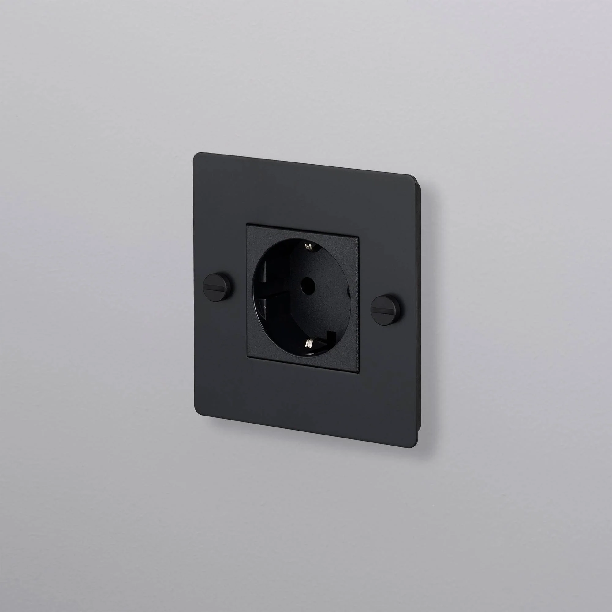 [CSC-023786] Steckdose 1G SOCKET / SCHUKO TYPE F / CROSS / WITHOUT LOGO (SCHWARZ)