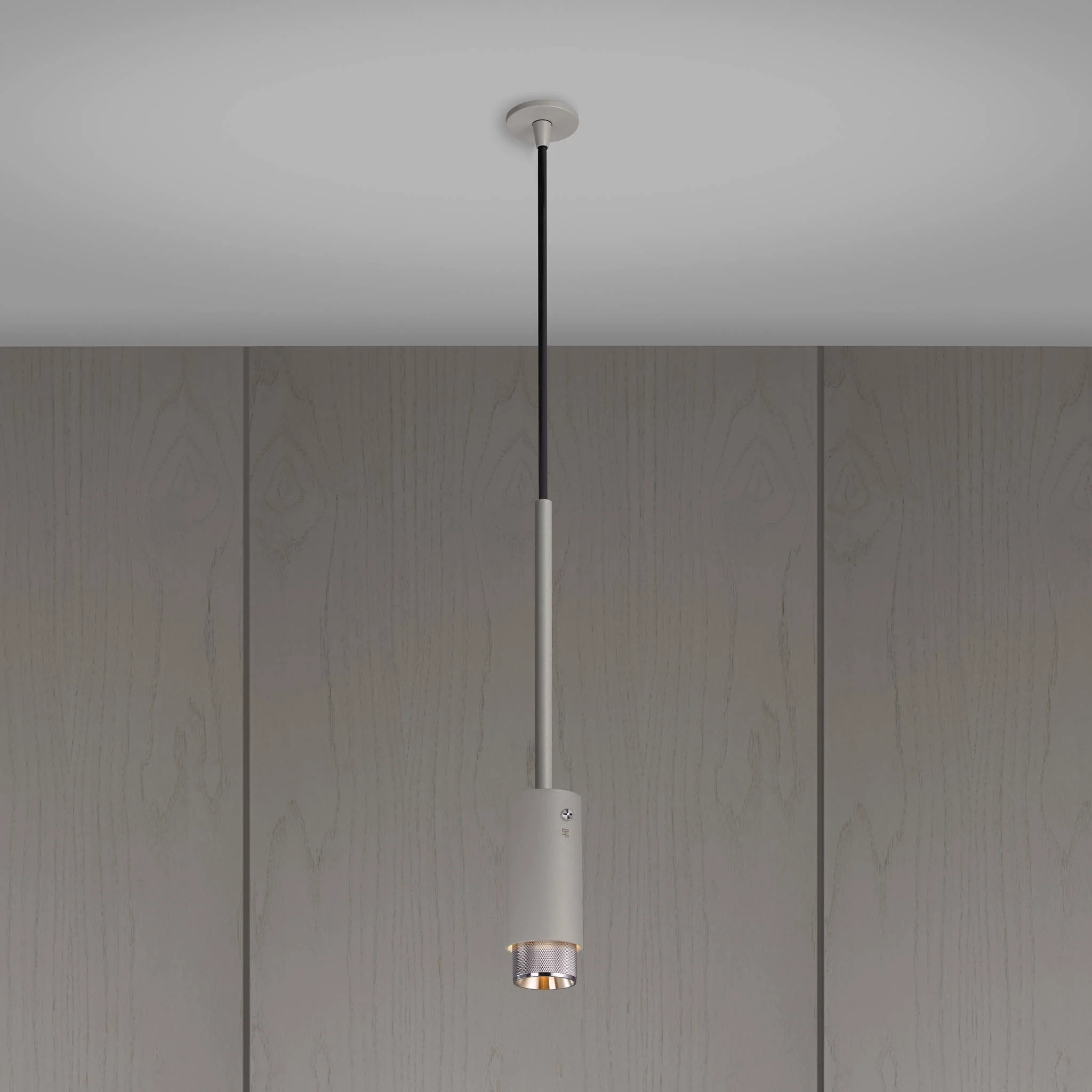 EXHAUST PENDANT / CROSS / STONE spotlight – STEEL