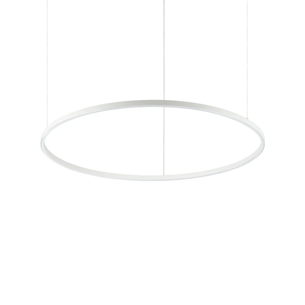 Ideal Lux Lampada a sospensione LED ORACLE SLIM, Ø 90 cm, 48W 3000K 3000lm – bianco