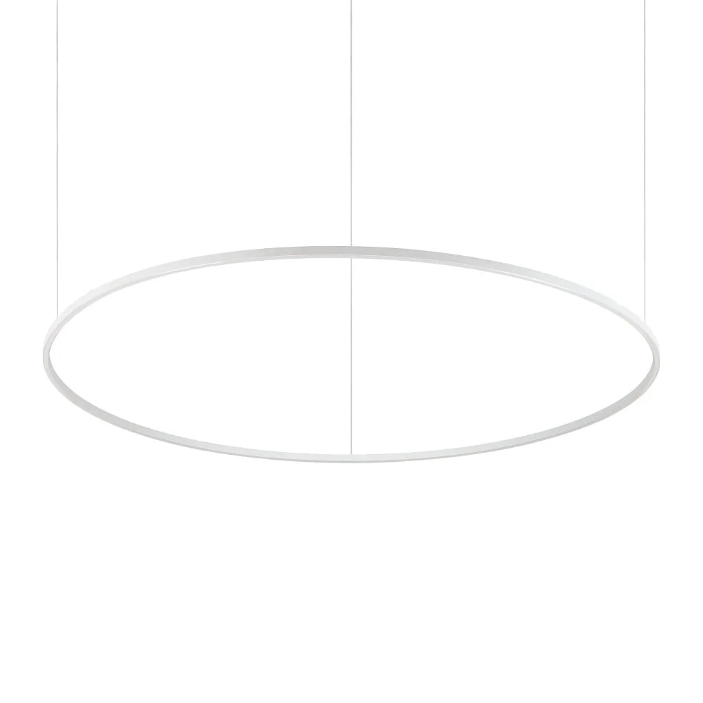 [IDEA-285078] Ideal Lux Suspension ORACLE SLIM 150 ROUND ajustable, on/off, forme d'anneau IP20, 4000 K (blanc)