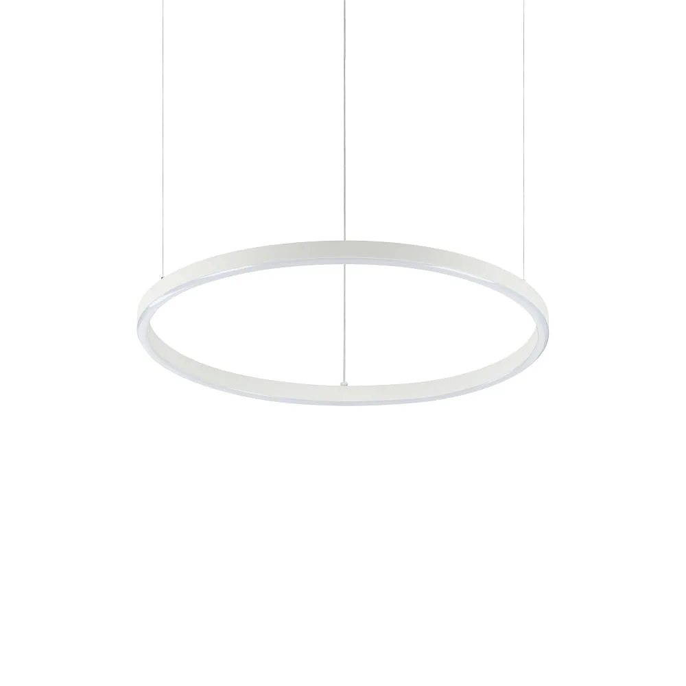 Ideal Lux Lampada a sospensione ORACLE SLIM SP LED rotonda, controllabile con DALI IP20, dimmerabile, 28 W – bianco