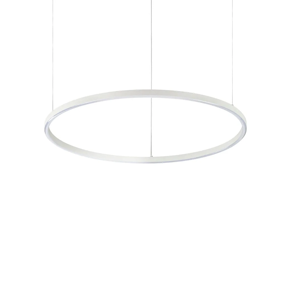 Ideal Lux Lampada a sospensione ORACLE SLIM SP LED rotonda IP20, 37 W – bianco