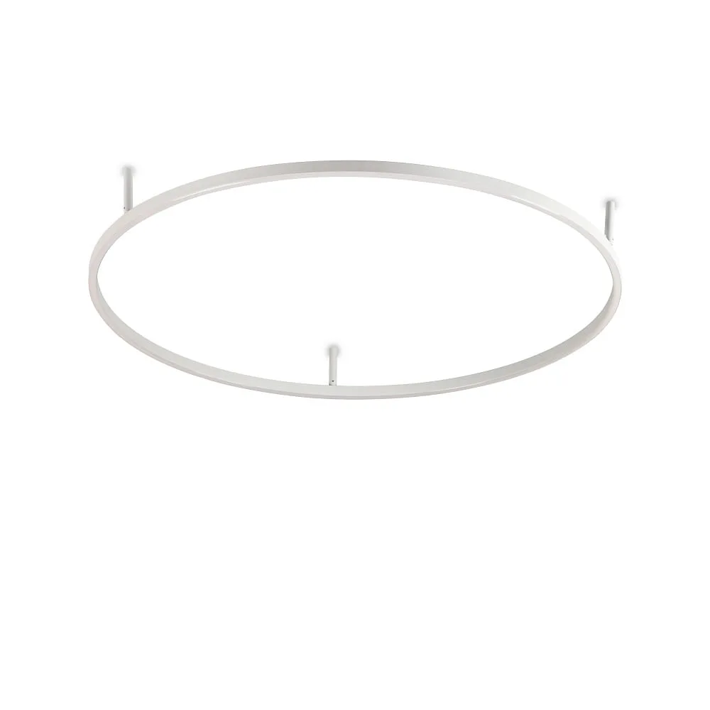 Ideal Lux Plafoniera LED ORACLE SLIM, Ø 90cm, 53W 3000K 5200lm / opale – bianco
