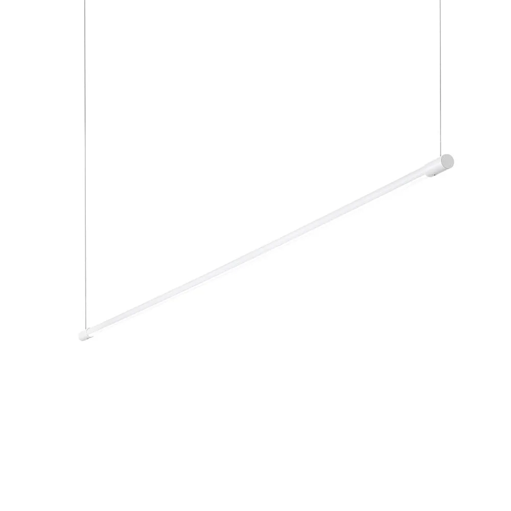 Ideal Lux LED-Pendelleuchte YOKO höhenverstellbar, IP20 – Weiß
