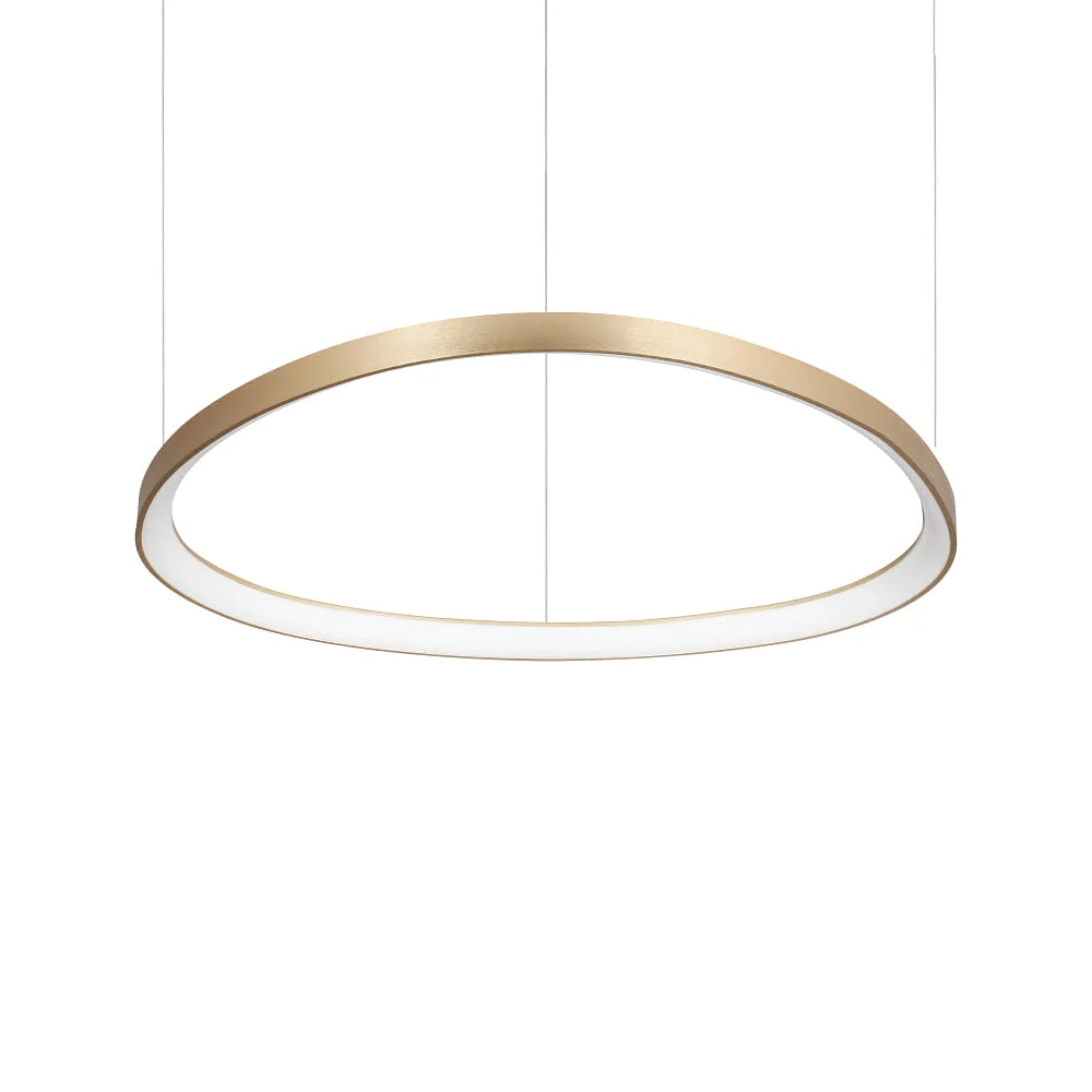 Ideal Lux Lampada a sospensione LED GEMINI D081 ON-OFF, IP20 – ottone