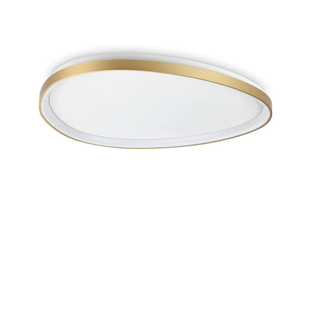[IDEA-341514] Ideal Lux Plafoniera LED GEMINI D081 ON-OFF, IP20 (Ottone)