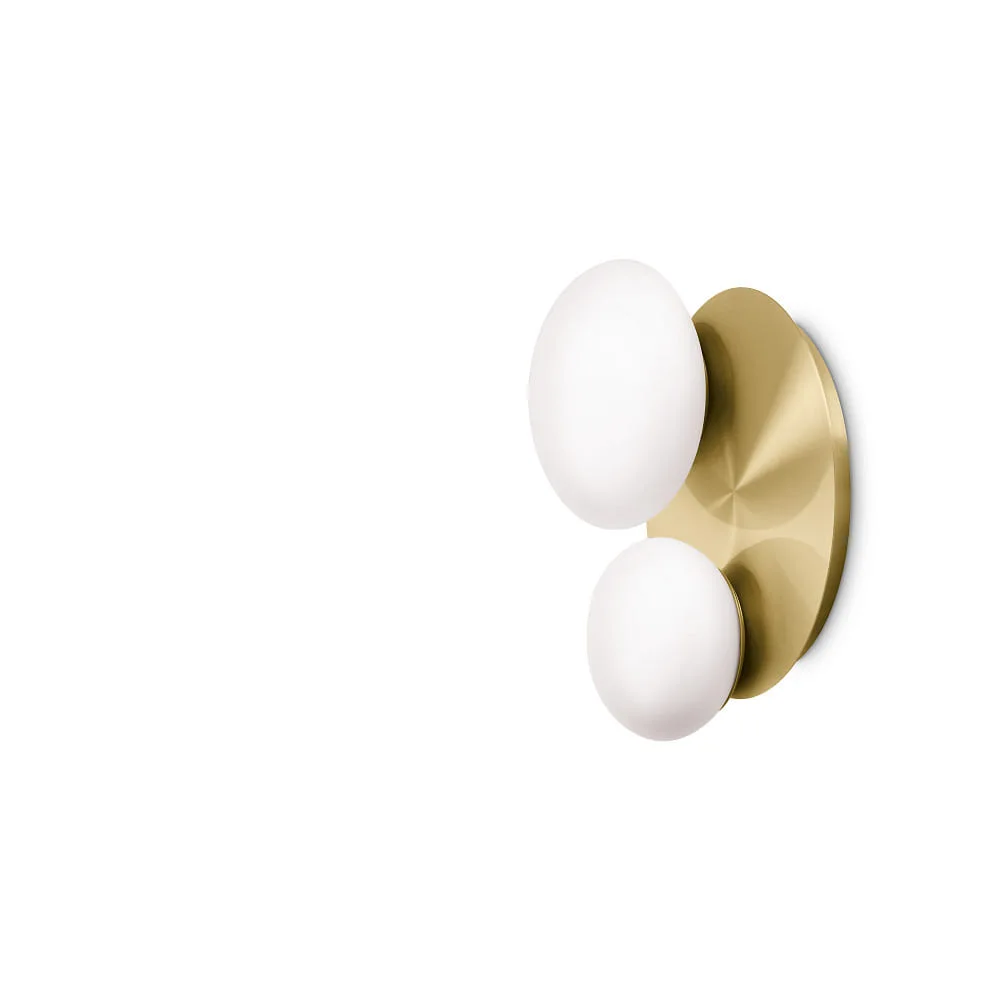 Ideal Lux Plafoniera NINFEA PL2, 2 fiamme, GX53, IP20 – Ottone