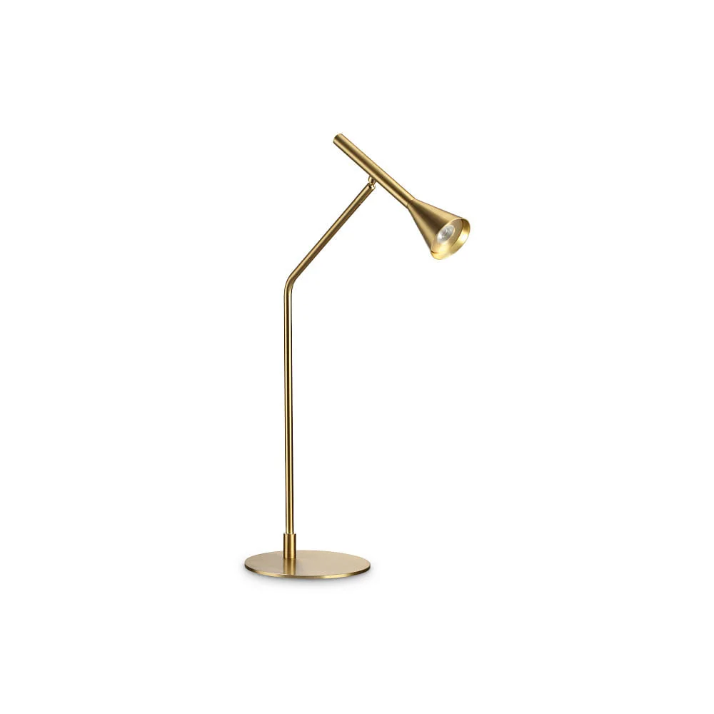 Ideal Lux LED table lamp DIESIS TL LED IP20, dimmable – Brass