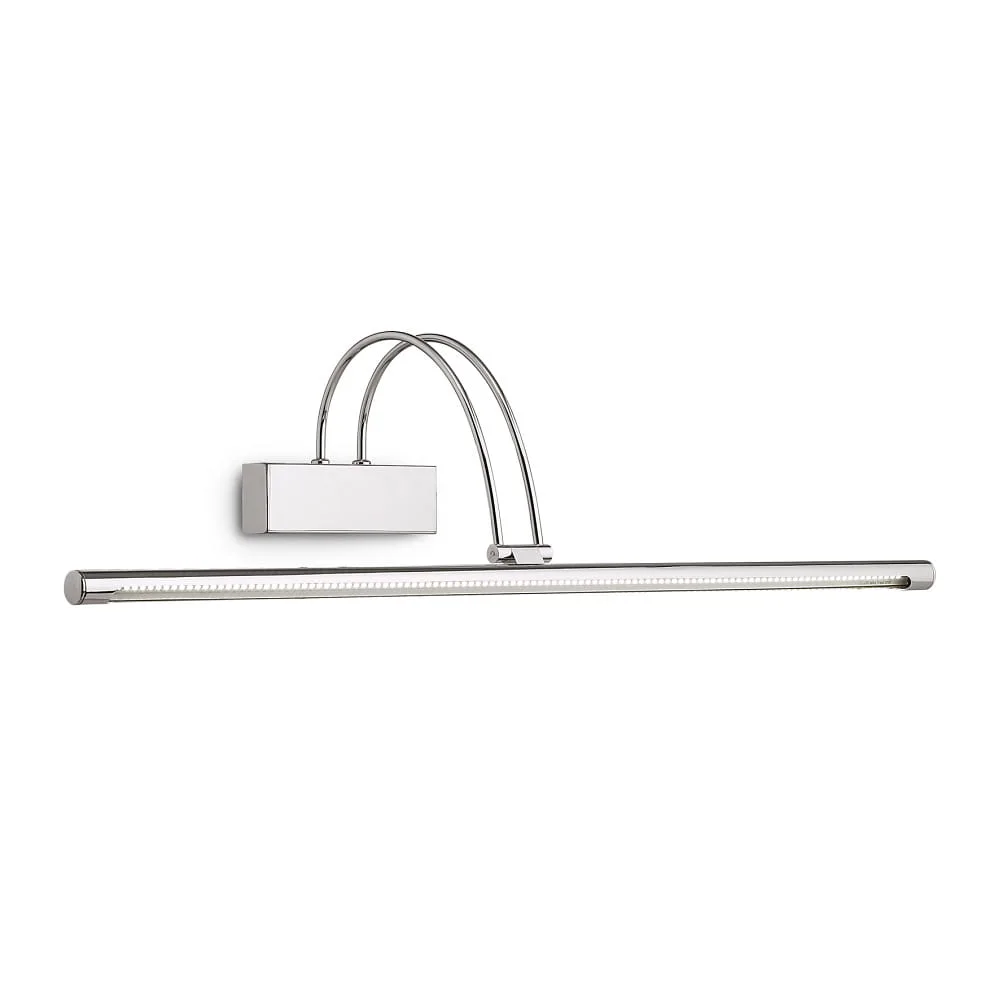 Ideal Lux Lampada per quadri LED BOW AP114 Lampada per specchio, 114x 0,07W – cromo