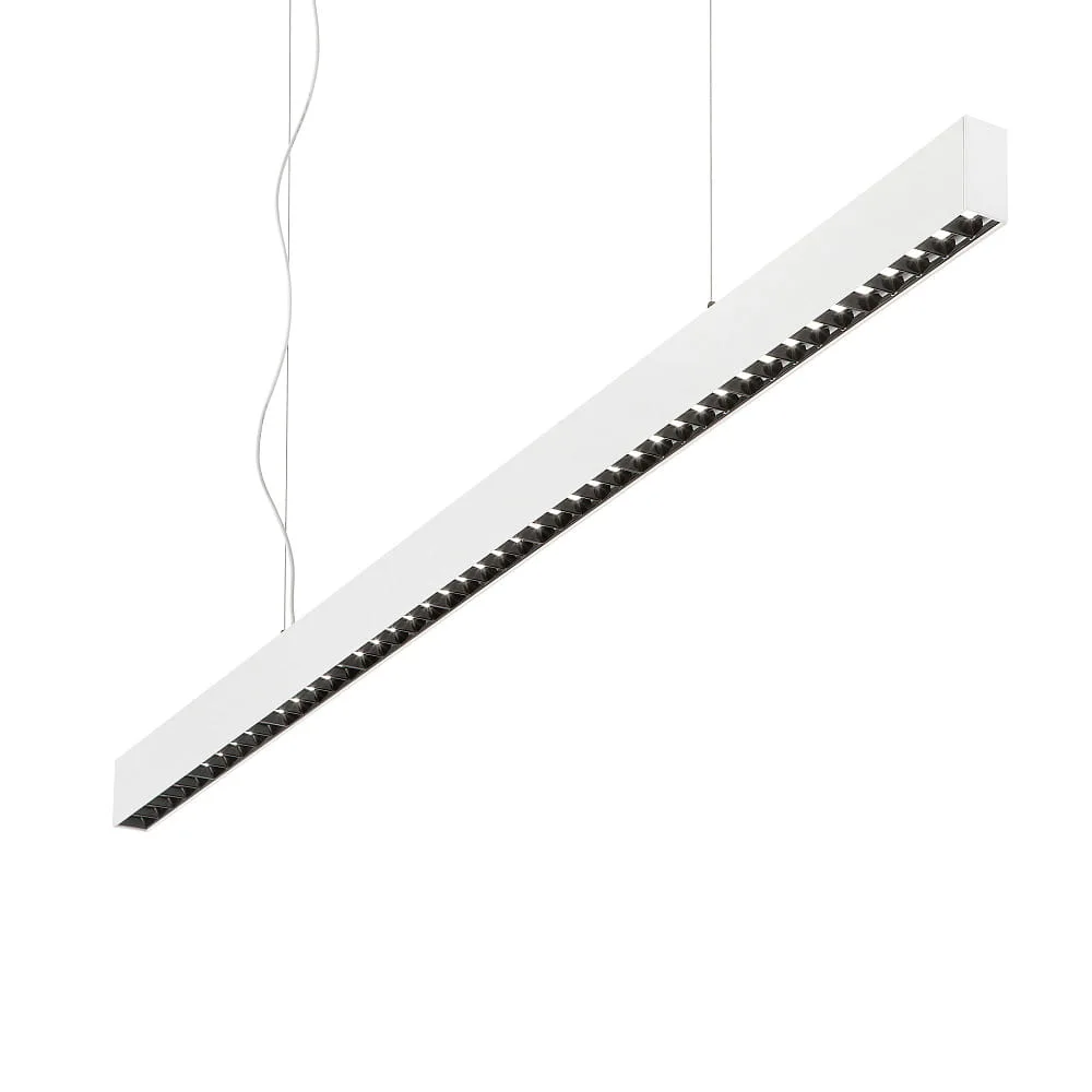 Ideal Lux Lampada a sospensione OFFICE regolabile IP20, 4000 K – Bianco