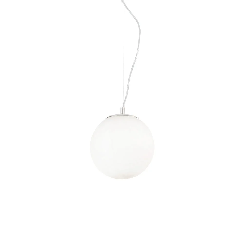 Ideal Lux Pendelleuchte MAPA BIANCO SP1 D20, E27, Ø 20cm