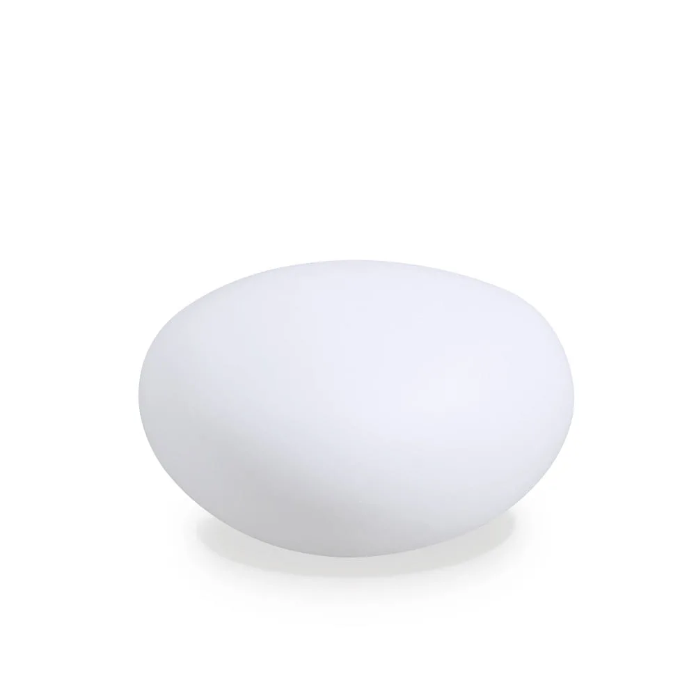 [IDEA-161778] Ideal Lux Outdoor luminaire SASSO, IP44, G9, with plug + earth spike, plastic opal, Ø 41cm