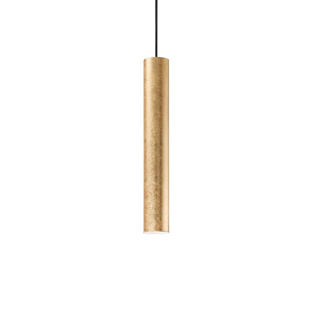 Ideal Lux Lampada a sospensione LOOK, IP20, Ø 6cm, incl. GU10 MR16 28W 3000K, oro