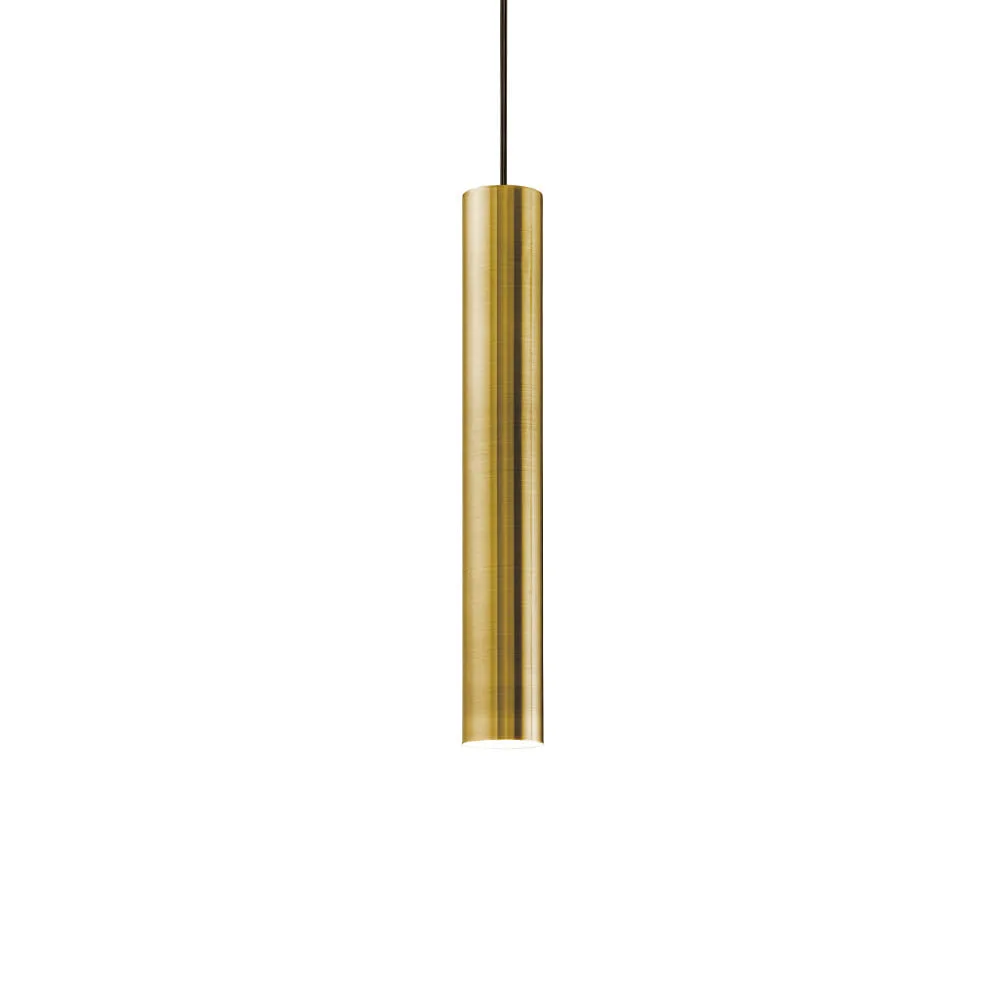 Ideal Lux Lampada a sospensione LOOK, IP20, Ø 6cm, incl. GU10 MR16 28W 3000K, burnished