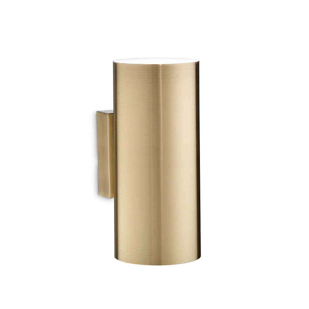 [IDEA-164823] Ideal Lux Wandleuchte LOOK, Up/Down, inkl. GU10 Halogen 28W 2700K, burnished