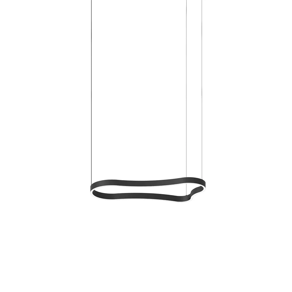 Ideal Lux LED-Design-Pendelleuchte WAVES-1 SP, IP20, 94.2 x 45.1cm, 37W 3000K 1660lm, CRi >90, schaltbar